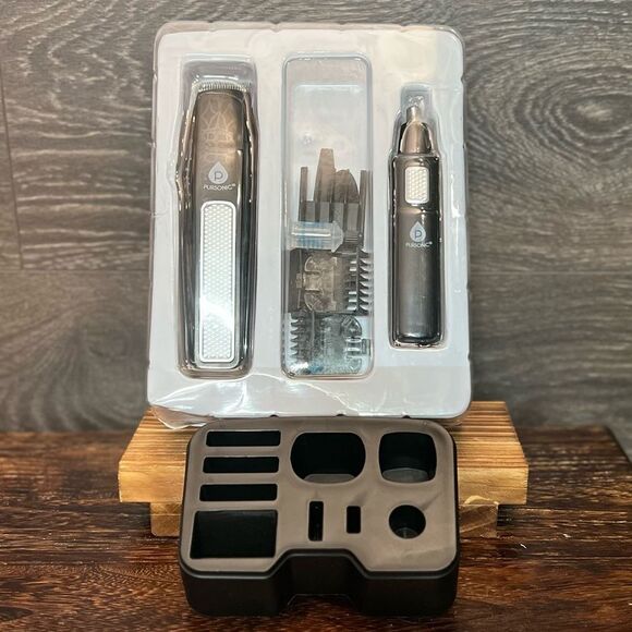 Pursonic Mario Lopez Men’s Grooming Kit Box. 10 Piece in Black. New in Box! - Picture 10 of 10